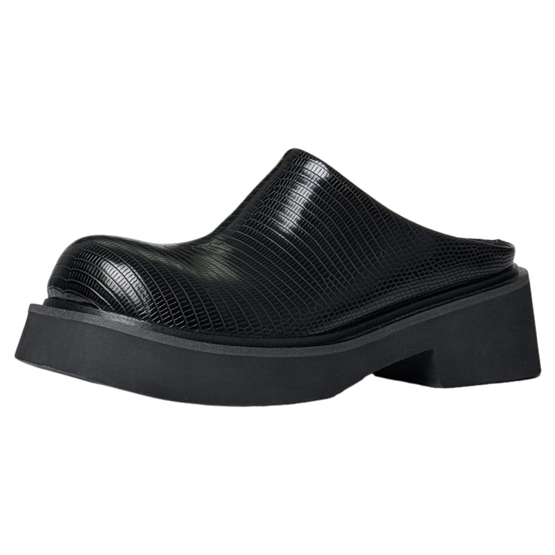 Men Fashion Elegant - 6 Cm Yükseklik Erkek Moda Terlikleri