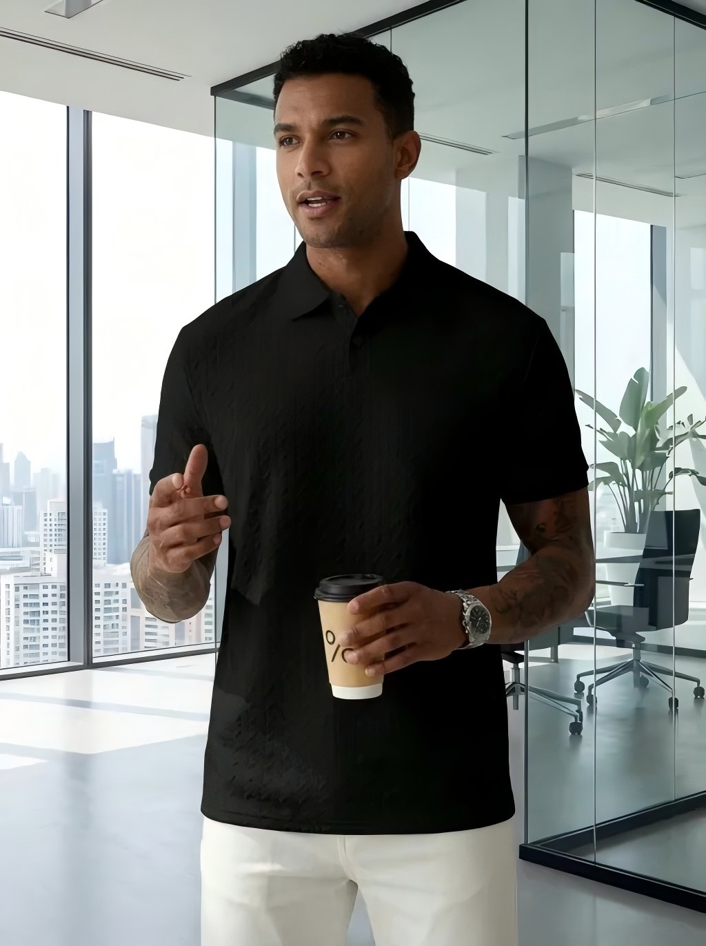 Men'S Fashion Questions - Yaz Yeni Erkek Modası Yakalı Kısa