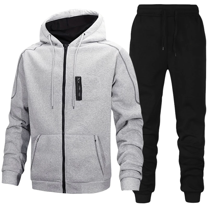 Men'S Fashion Perfume - Moda Erkek Eşofman Günlük Kapüşonlu Sweatshirt