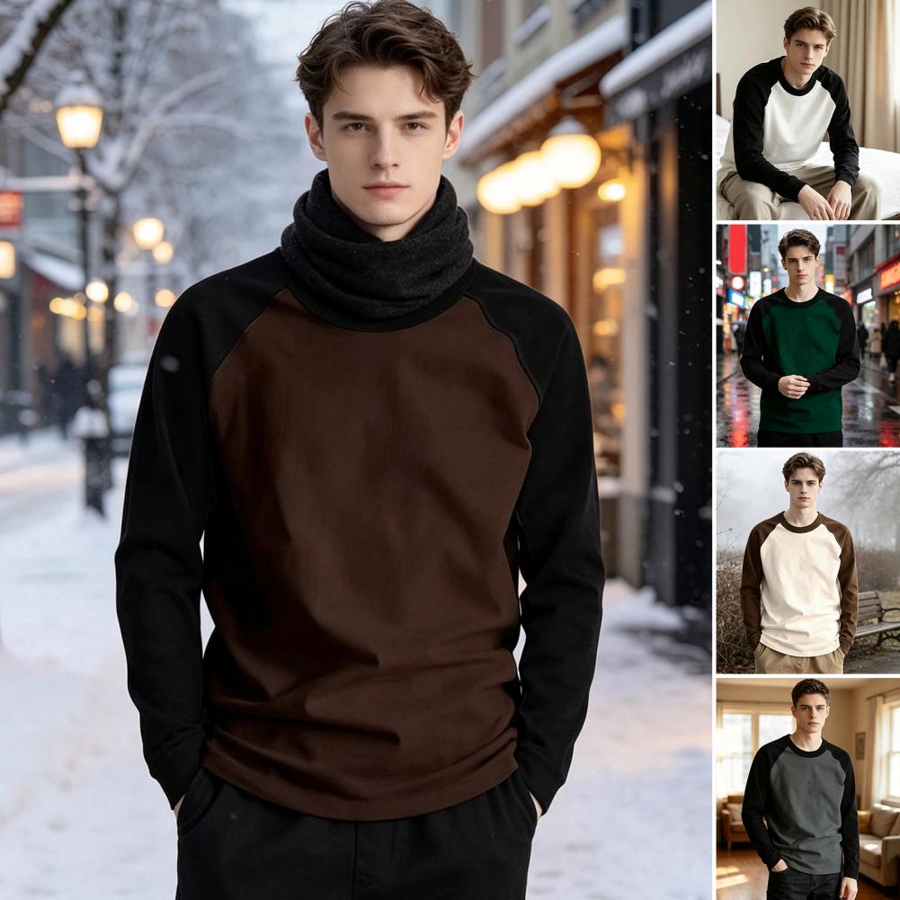 Mens Fashion Style - Rahat Yumuşak Erkek Bisiklet Yaka Tişört