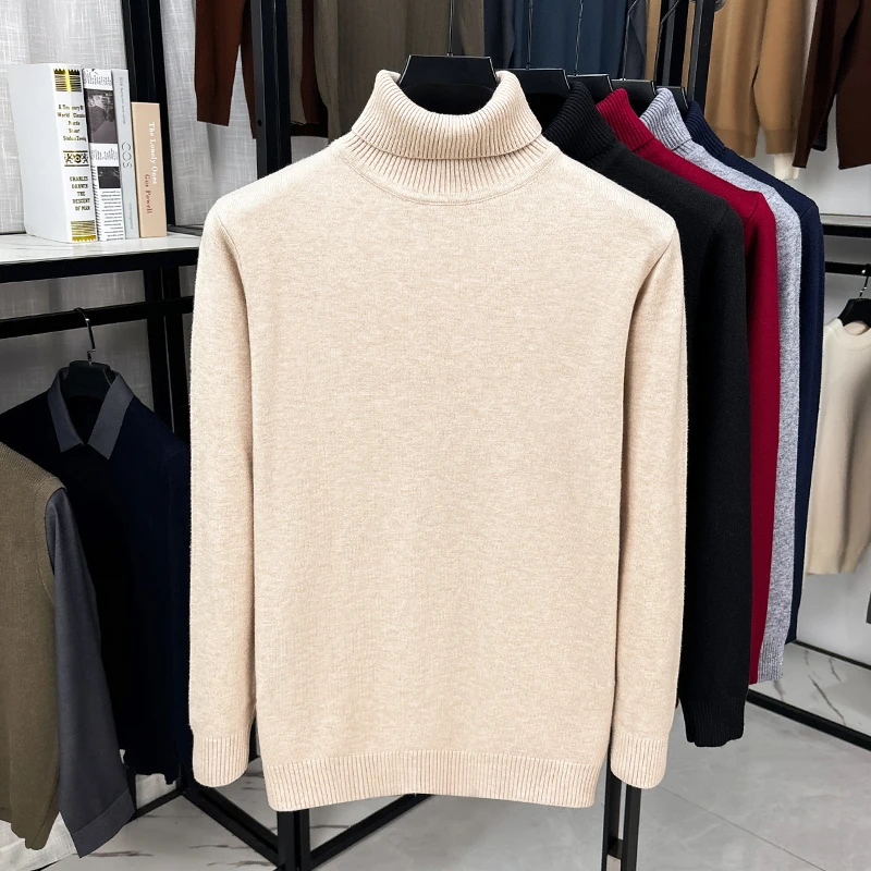 Turtleneck Sweater Men - Erkekler İçin Balıkçı Yaka Örme Kazak