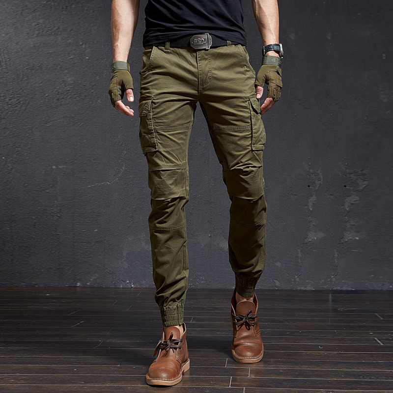 Mens Fashion Camo Pants - Moda Yüksek Kaliteli Ince Kamuflaj Rahat