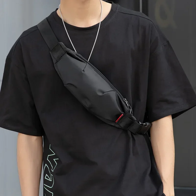 Fashion Harness Men - Erkek Minimalist Çapraz Askılı Çanta Su