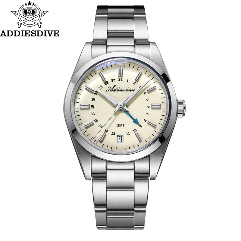 Men'S Fashion Jewelry - ADDIESDIVE Sıcak Marka 36mm Lüks GMT