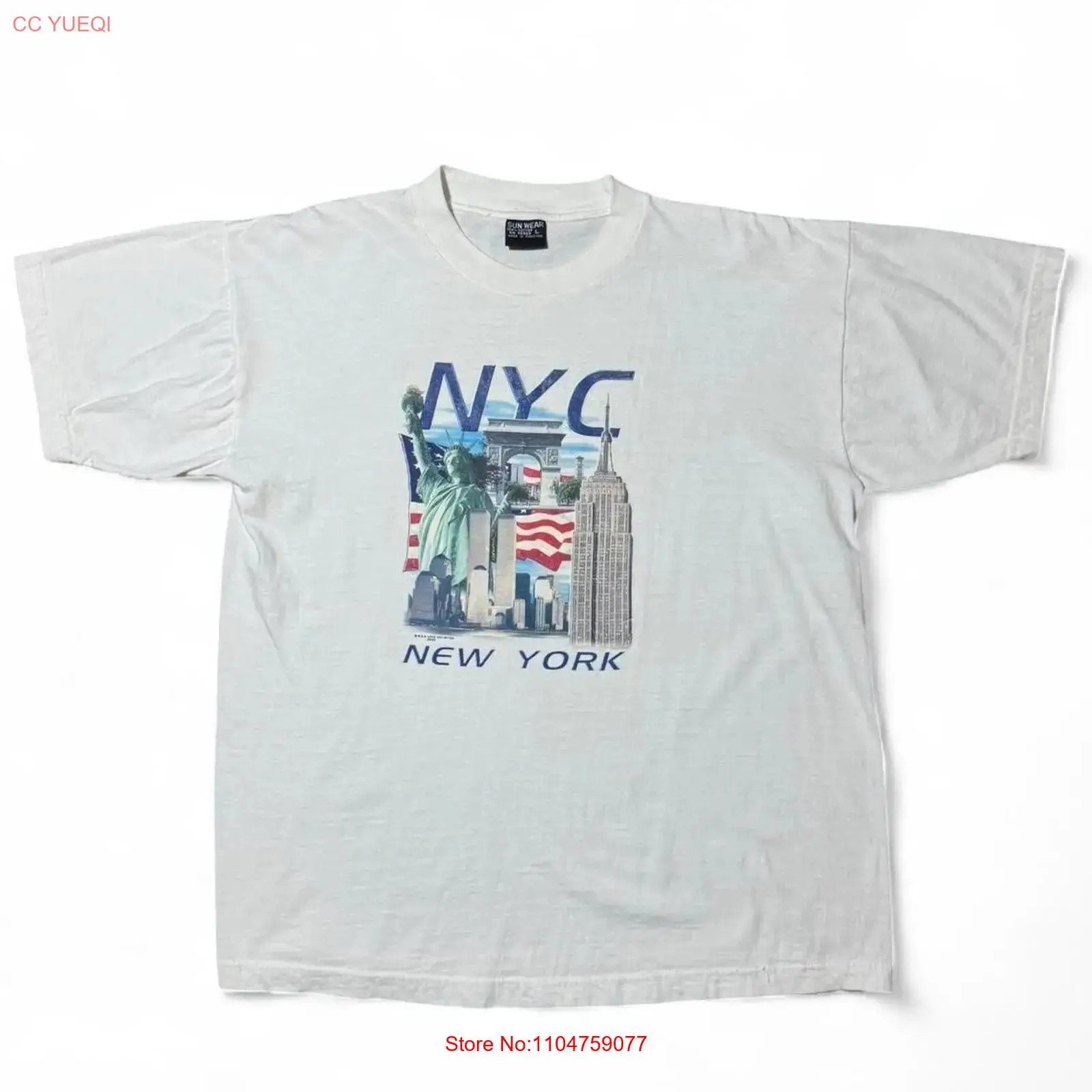 York Men'S Fashion - Vintage Y2K New York Hatıra İkiz