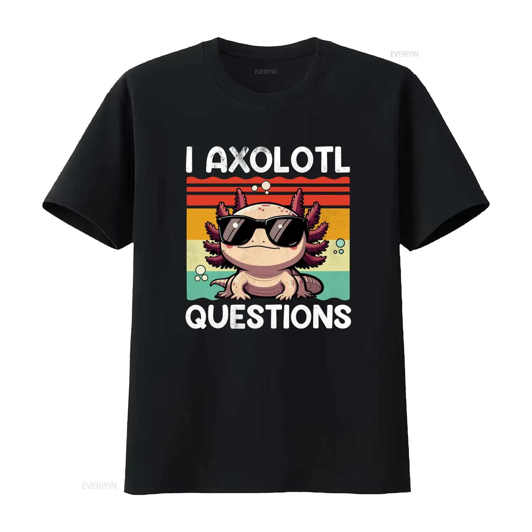 Men'S Fashion Questions - Retro Vintage I Axolotl Soruları Yetişkinler
