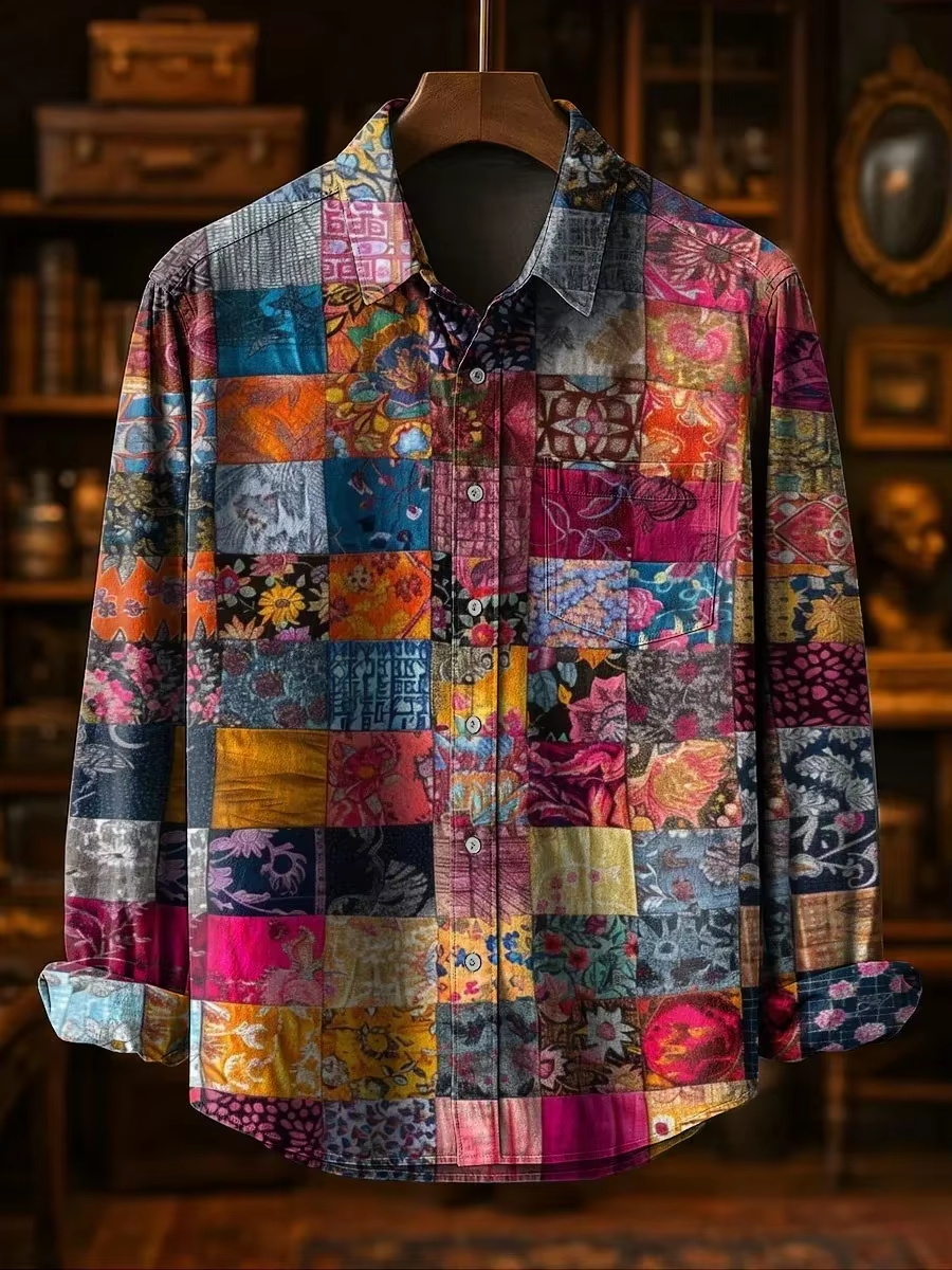 Mens Fashion Style - Erkek Modası Günlük Moda Patchwork Tasarımlı
