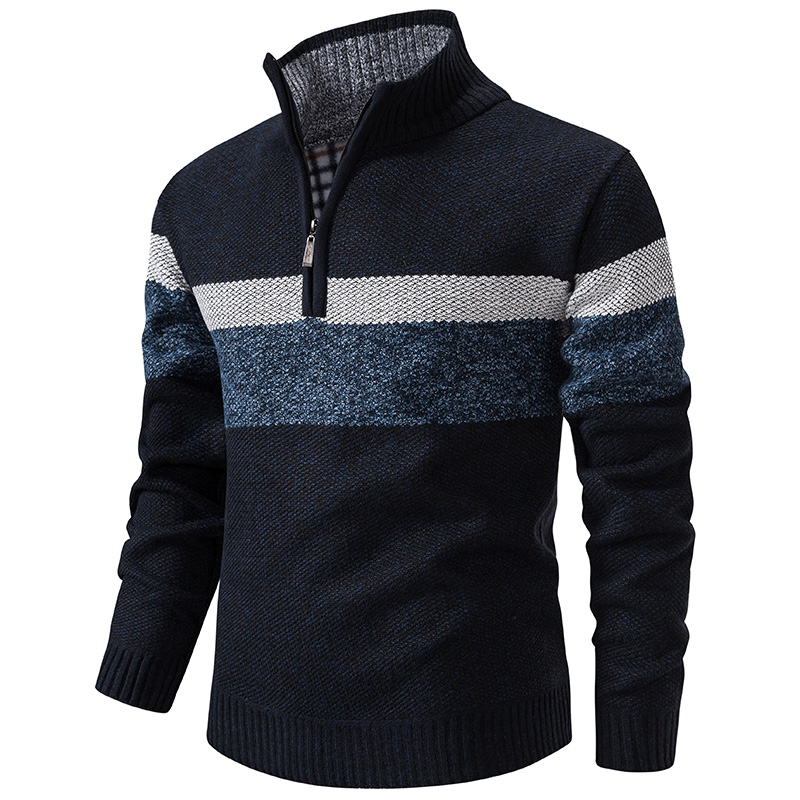 Turtleneck Sweater Men - Erkek Kışlık Kazaklar Balıkçı Yaka Fermuarlı