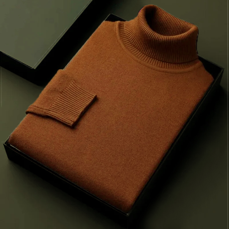Sonbahar erkek yüksek kaliteli - Turtleneck Sweater Men incelemesi ve fiyatı