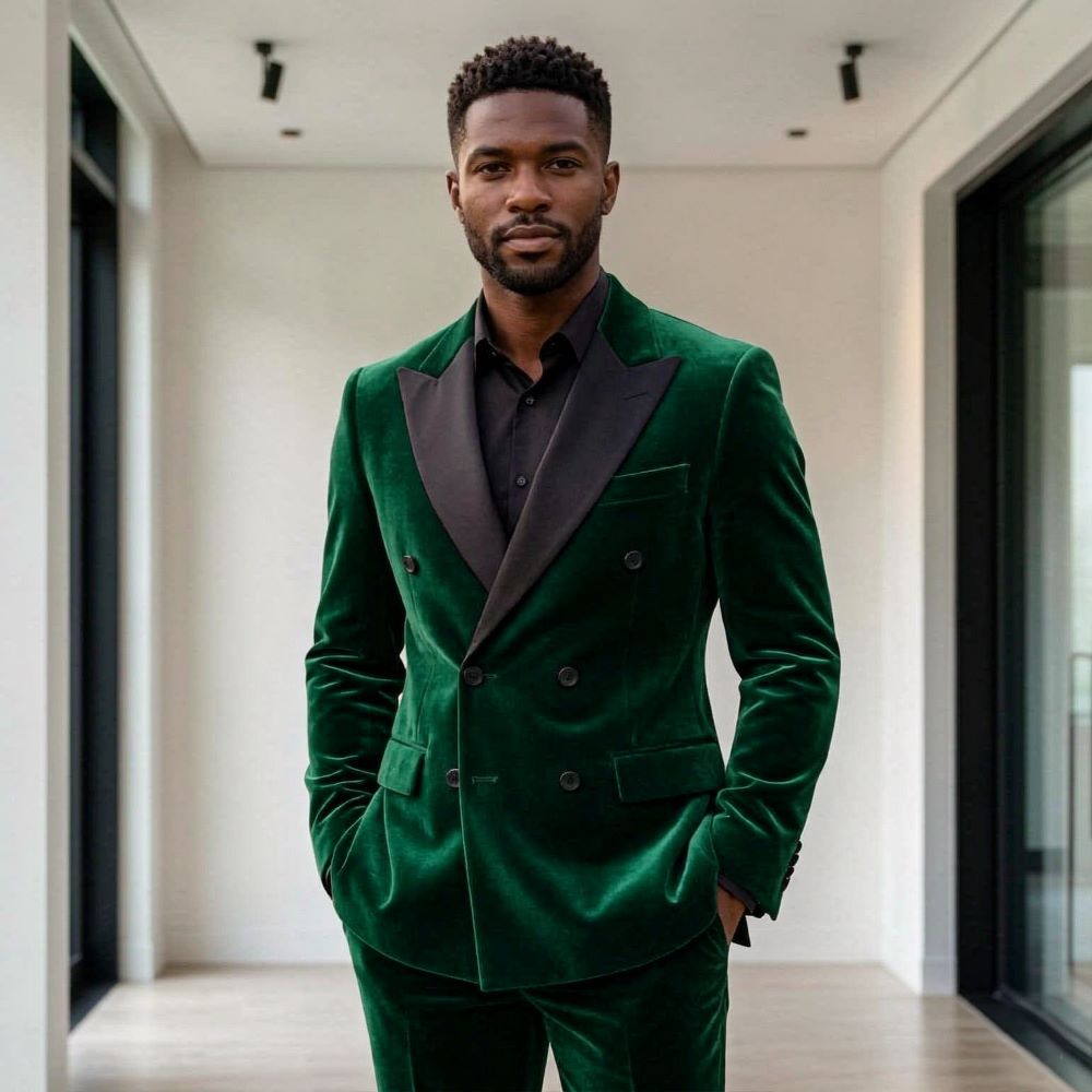 Erkekler İçin Resmi Kadife Tak - Mens Fashion Magazines incelemesi ve fiyatı