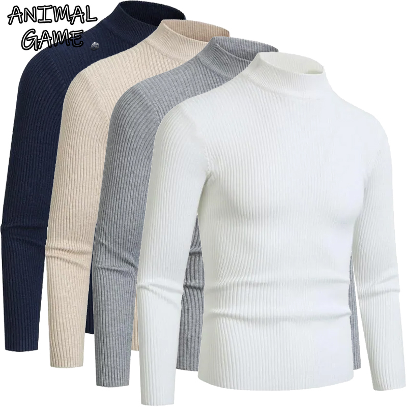 Hayvan Desenli Sonbahar Erkekl - Turtleneck Sweater Men incelemesi ve fiyatı