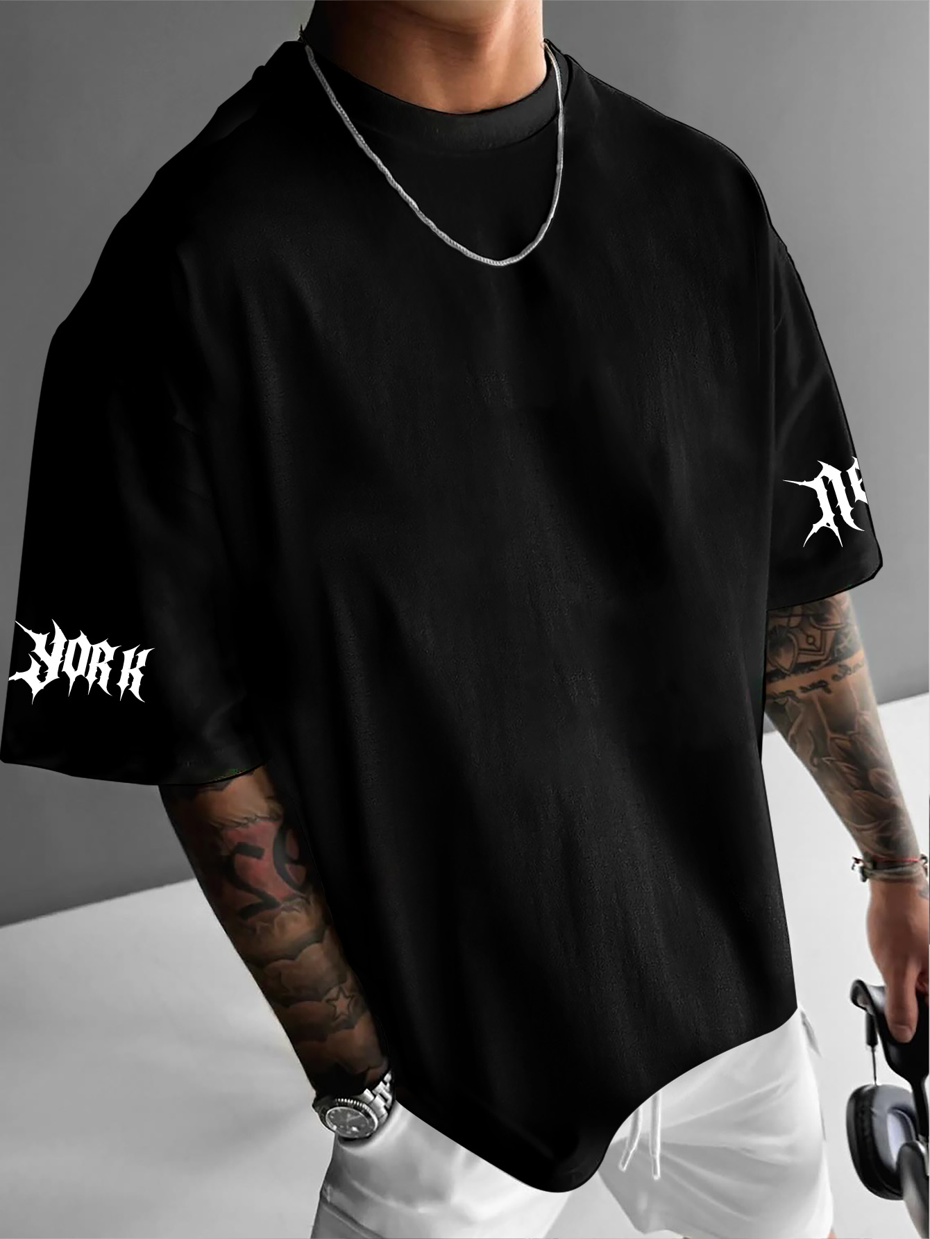 Erkek Hip Hop Kısa Kollu Tişör - York Men'S Fashion incelemesi ve fiyatı
