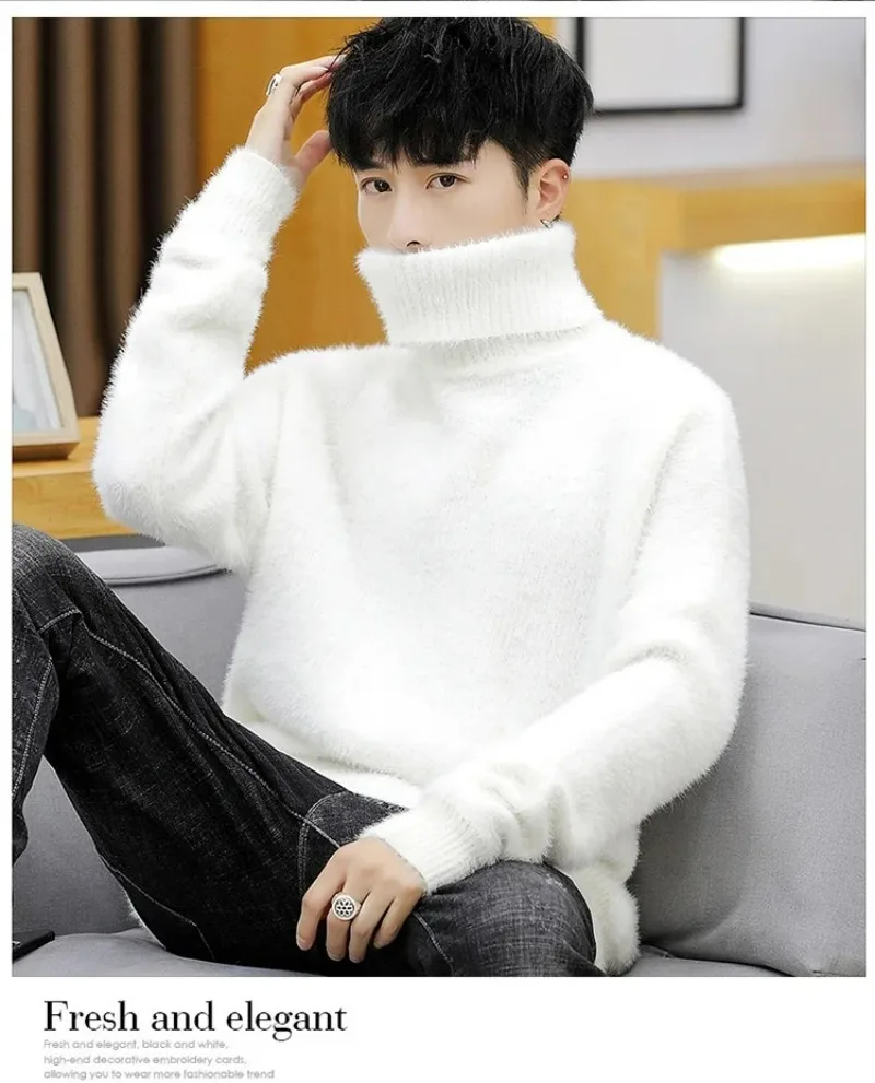 Beyaz Kazak Balıkçı Yaka Erkek - Turtleneck Sweater Men incelemesi ve fiyatı
