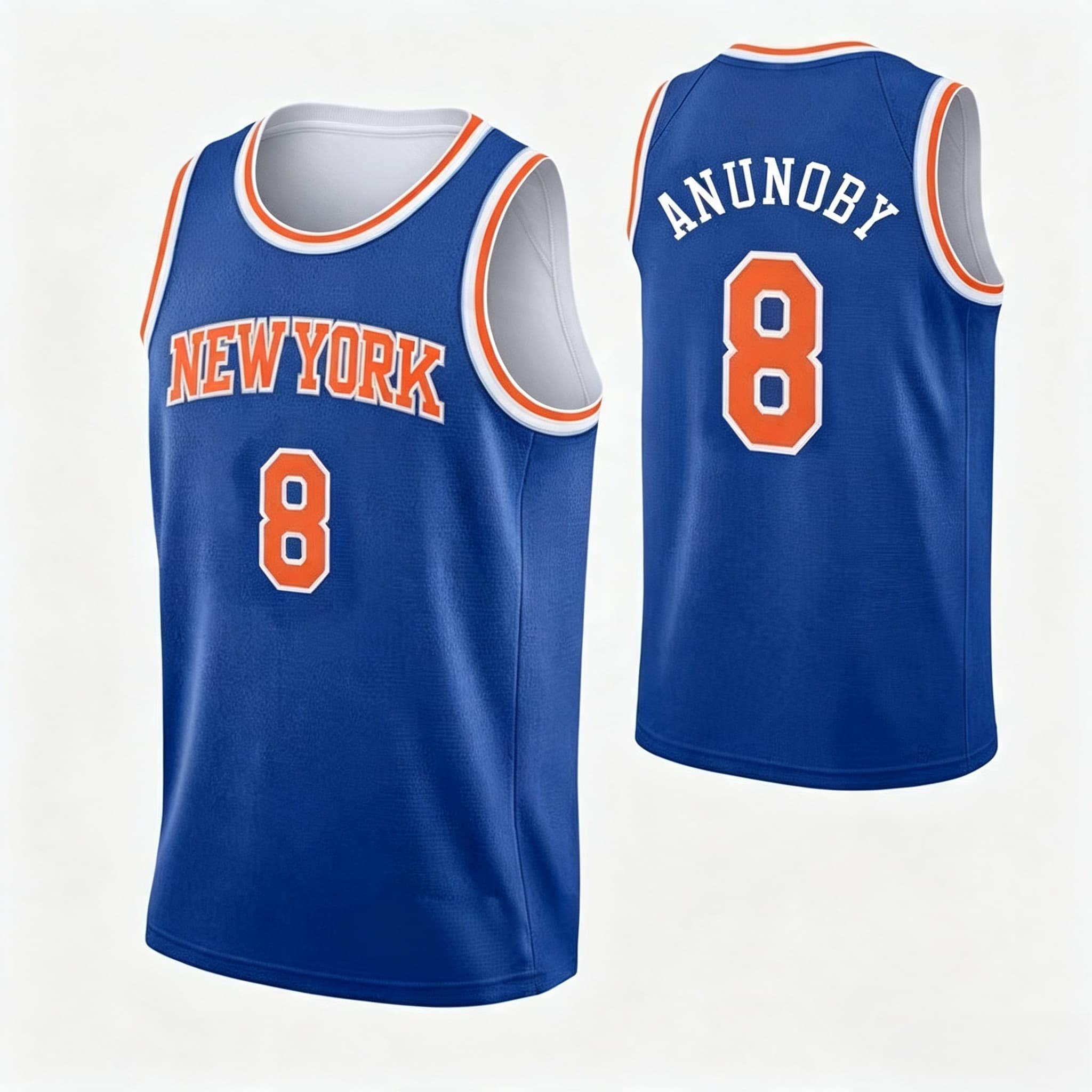 Men Anunoby # 8 New York Baske - York Men'S Fashion incelemesi ve fiyatı