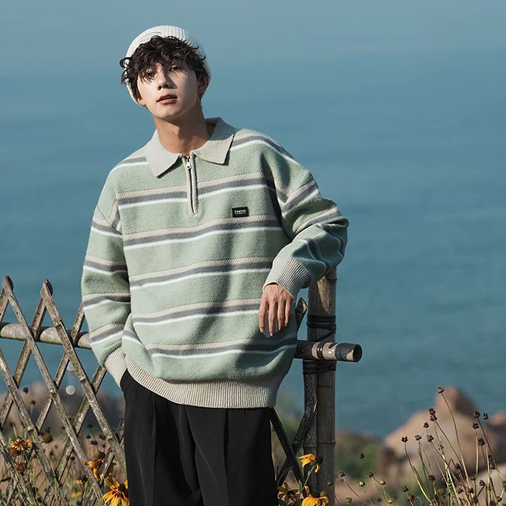 Japonya erkek Y2K Örme Sıcak P - Turtleneck Sweater Men incelemesi ve fiyatı