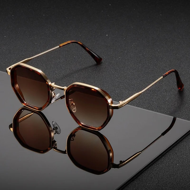 1 çift Unisex Yuvarlak Metal M - Men'S Fashion Old Money incelemesi ve fiyatı