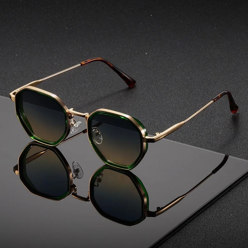 1 çift Unisex Yuvarlak Metal M - Men'S Fashion Old Money incelemesi ve fiyatı