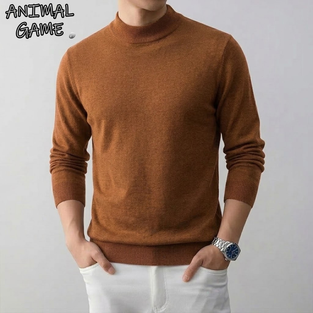Erkek Düz Renk Yüksek Esneklik - Turtleneck Sweater Men incelemesi ve fiyatı