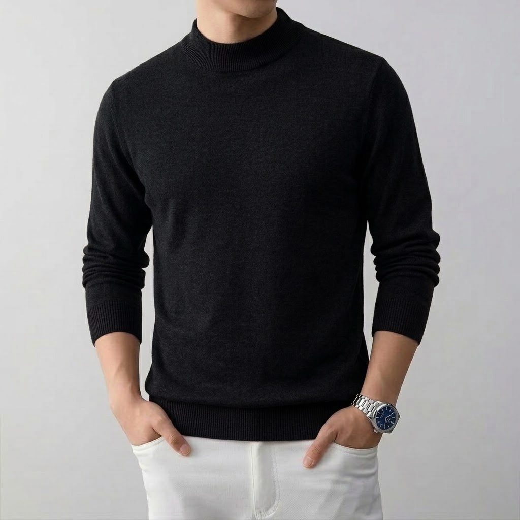 Erkek Düz Renk Yüksek Esneklik - Turtleneck Sweater Men incelemesi ve fiyatı