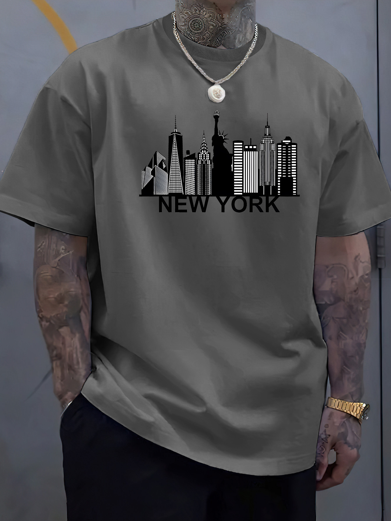 Pamuklu erkek New York desenli - York Men'S Fashion incelemesi ve fiyatı