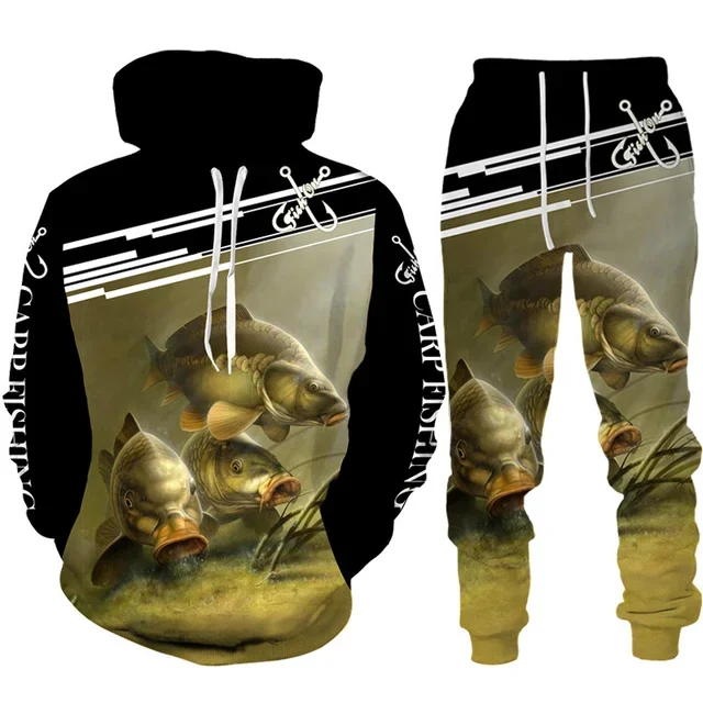 Yenilik 3D balık baskılı erkek - Mens Fashion Camo Pants incelemesi ve fiyatı