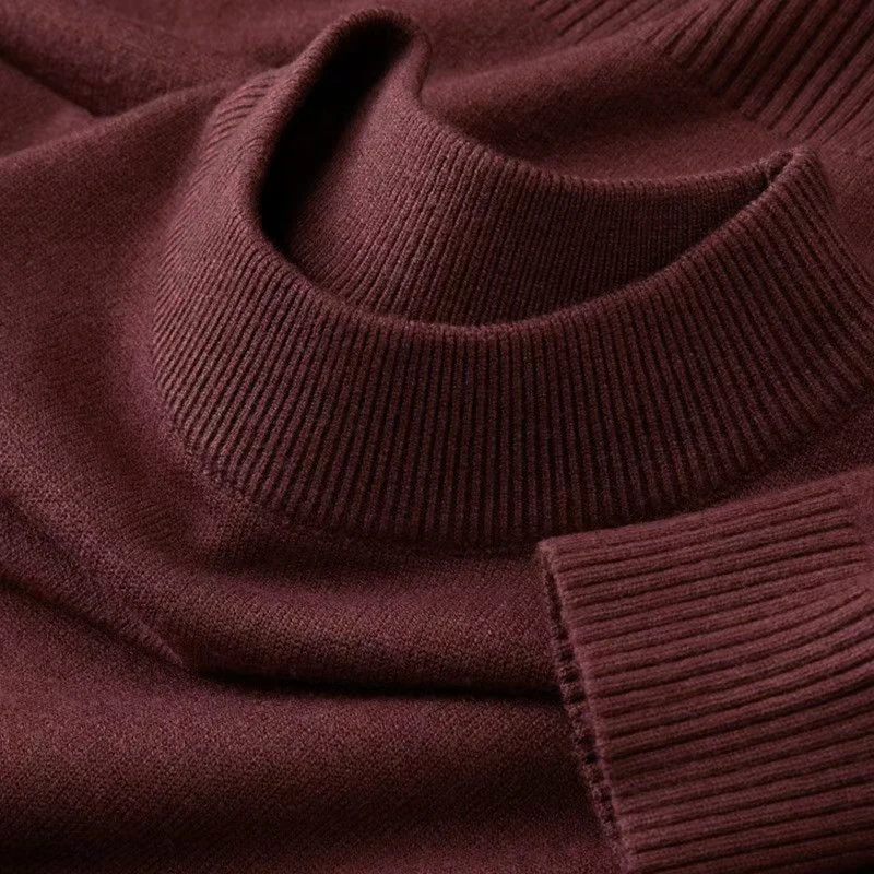 Sonbahar yeni erkek rahat Mock - Turtleneck Sweater Men incelemesi ve fiyatı