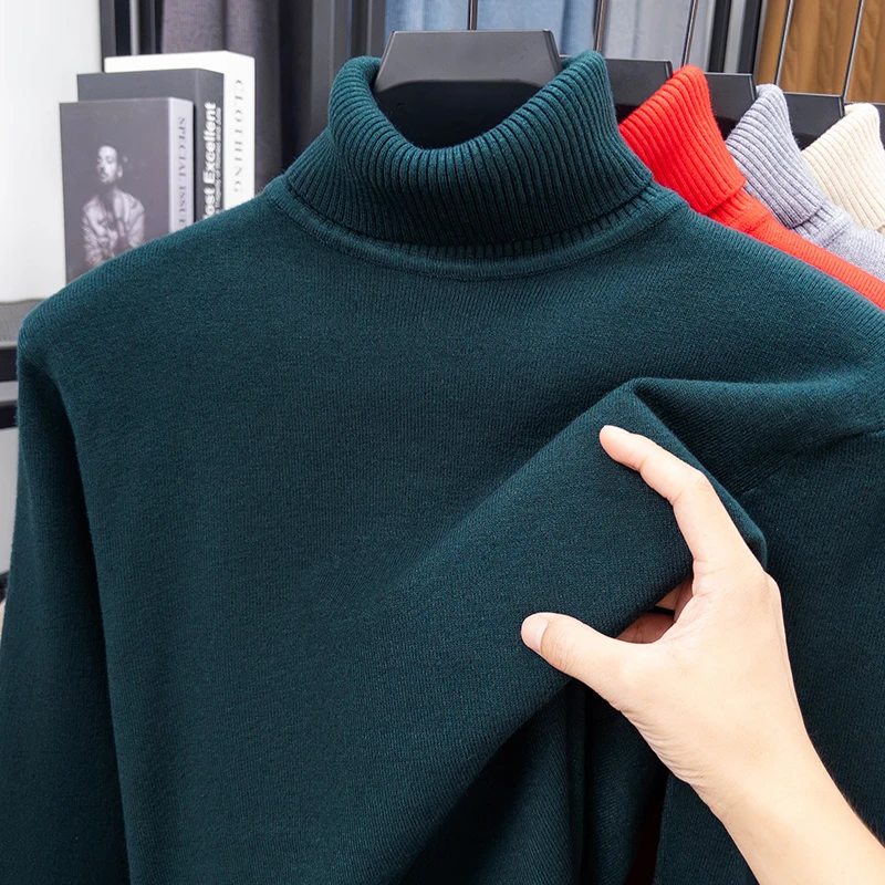 Sonbahar Erkek Yüksek Kaliteli - Turtleneck Sweater Men incelemesi ve fiyatı