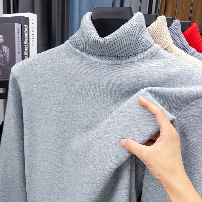Sonbahar Erkek Yüksek Kaliteli - Turtleneck Sweater Men incelemesi ve fiyatı