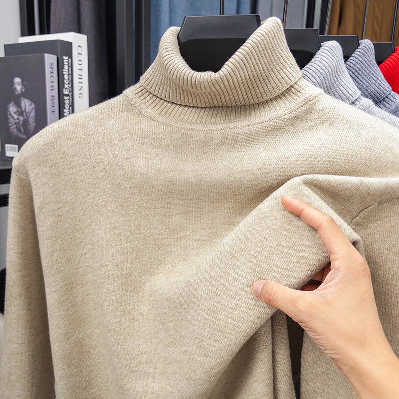 Sonbahar Erkek Yüksek Kaliteli - Turtleneck Sweater Men incelemesi ve fiyatı