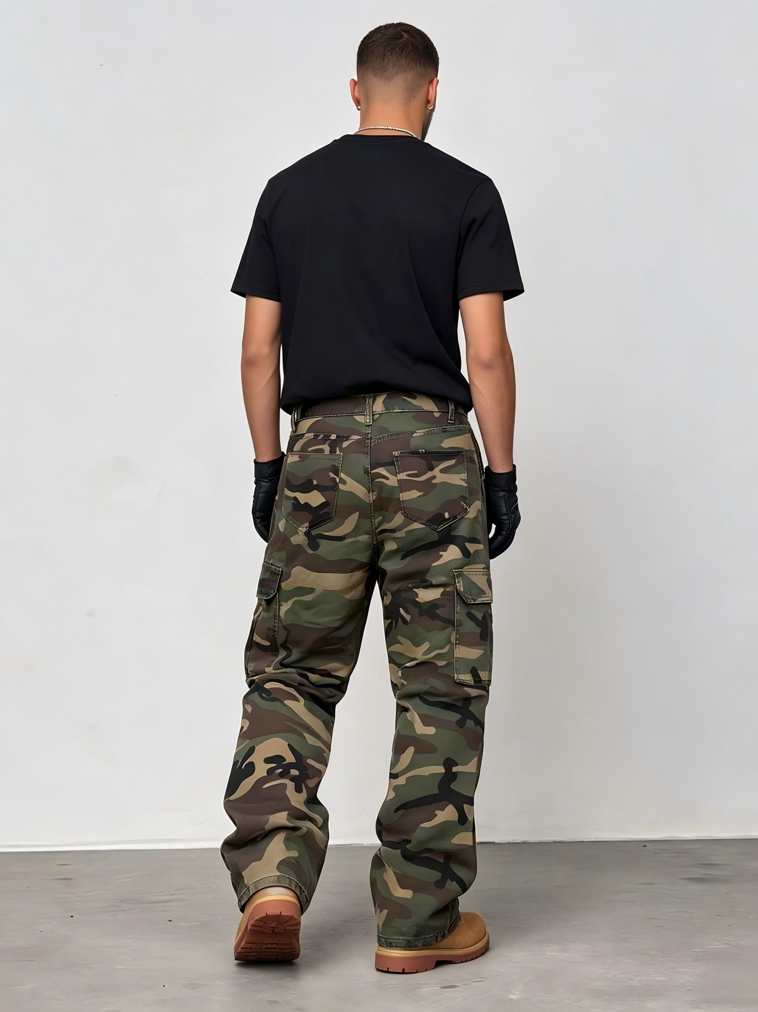【HME】Erkek kot pantolonları |  - Mens Fashion Camo Pants incelemesi ve fiyatı