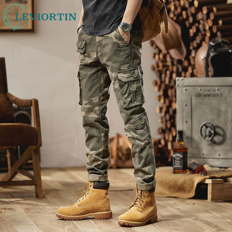 2025 Dört Mevsim Erkek Moda Tr - Mens Fashion Camo Pants incelemesi ve fiyatı